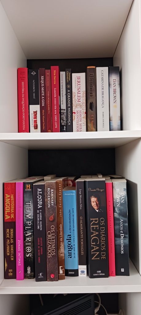 Livros de várias temáticas