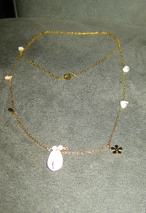 Colar de Barriga / Colar Duplo c/ Búzio NOVO