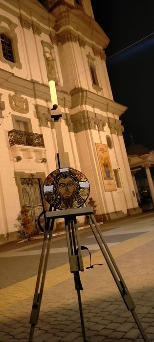 Ікона з смальти та сусального золота 27х27 см