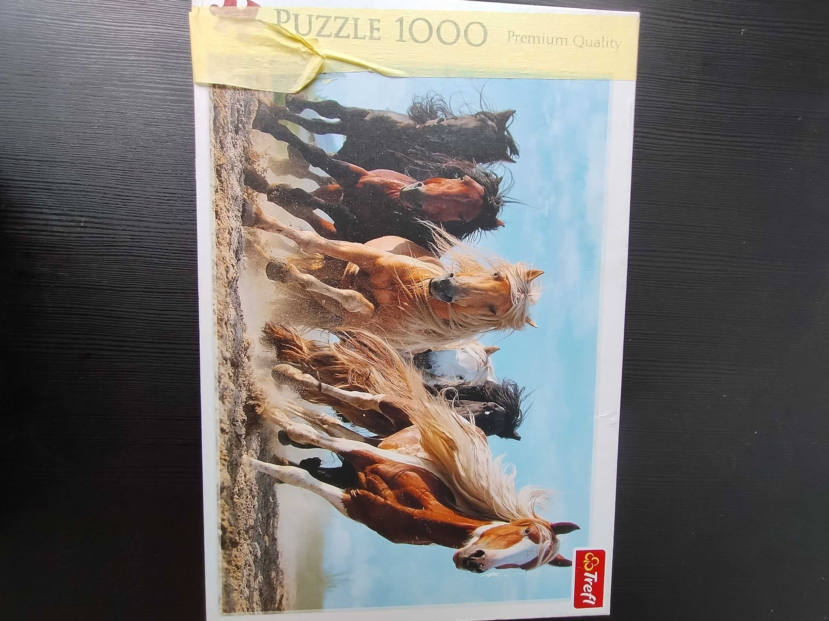 Puzzle 1000 elementów konie