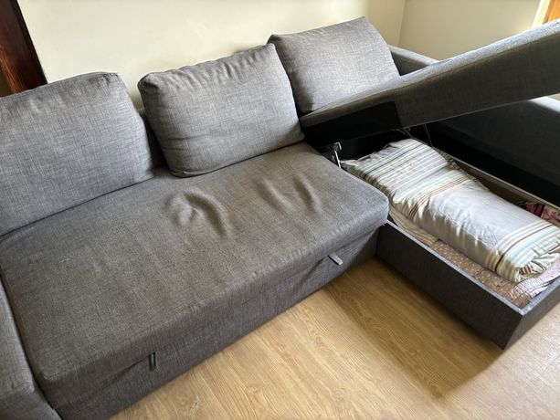 Sofa rozkladana z szezlongiem ooddam