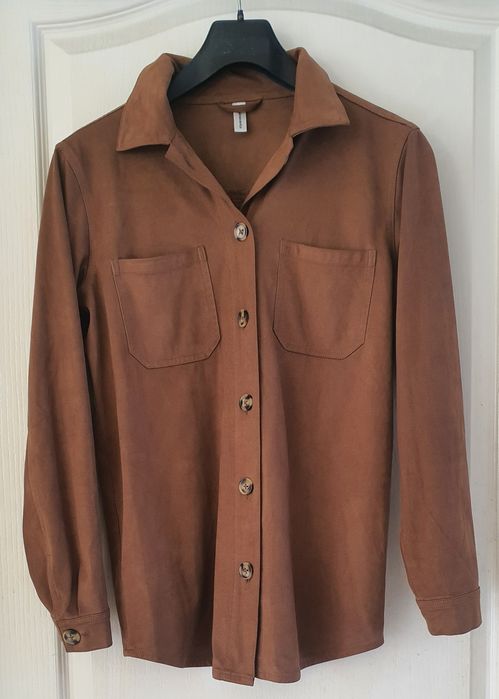 Soyaconcept - modna damska koszula jak zamszowa - S/M  -