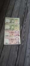 Zestaw banknotów z czasów PRL-u