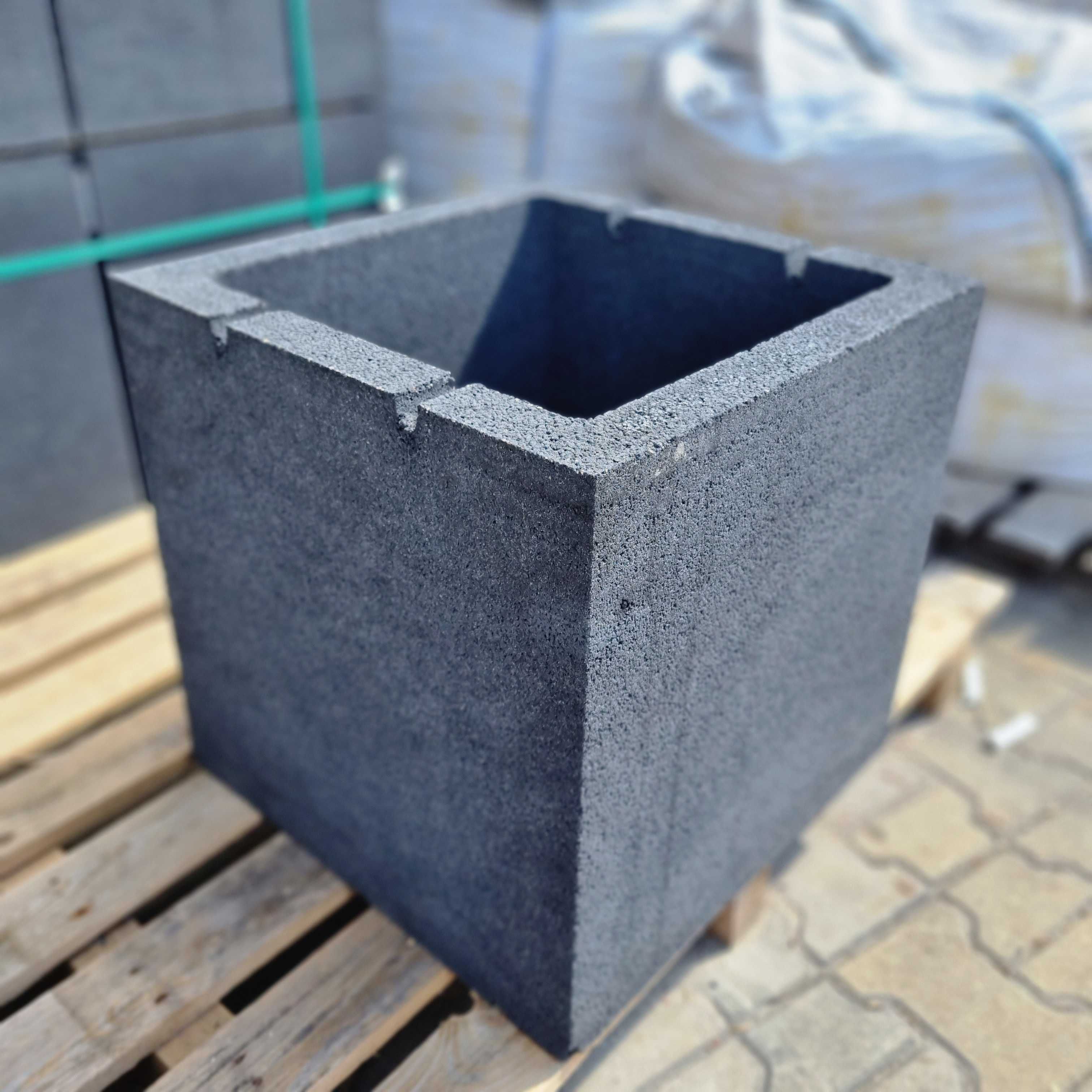 DONICA jadar 50x50x50  szara murek ławka