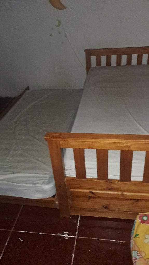 Cama beliche com pouca altura