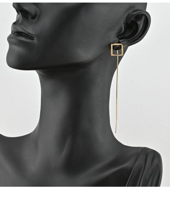 Серьги протяжки Квадро