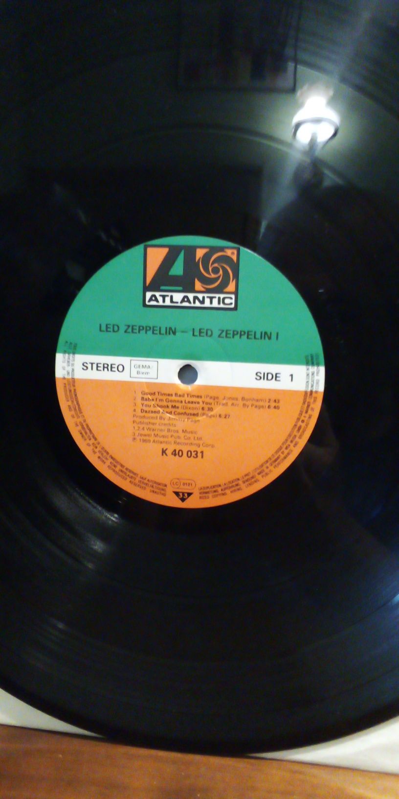 LP вініл Led Zeppelin I