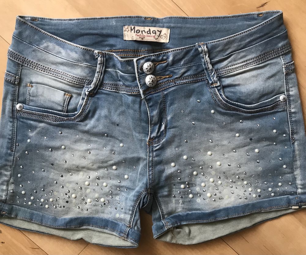 Spodenki jensowe damskie rozm. XL/42