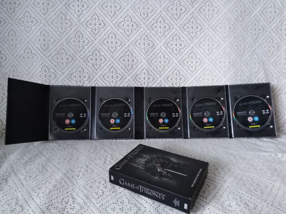 Gra o Tron DVD sezon 1 completna kolekcja