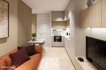 APARTAMENTO T1 kitchenette novo, Situado no Bairro Novo, junto à praia