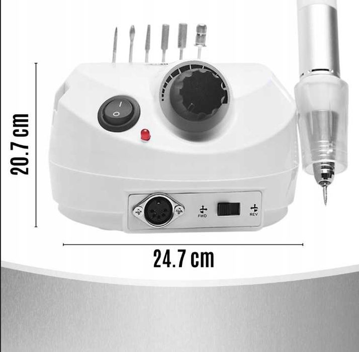 NOWA Frezarka 65W do paznokci z zestawem frezów Manicure Pedicure