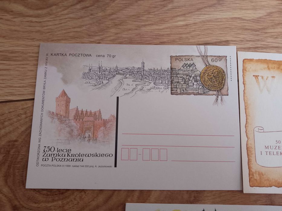 3 kolekcjonerskie kartki pocztowe całostki beskidy, telekomunikacja