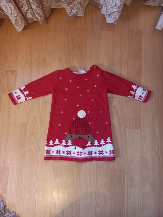 Плаття на дівчинку 9-12м,новорічне плаття на дівчинку.