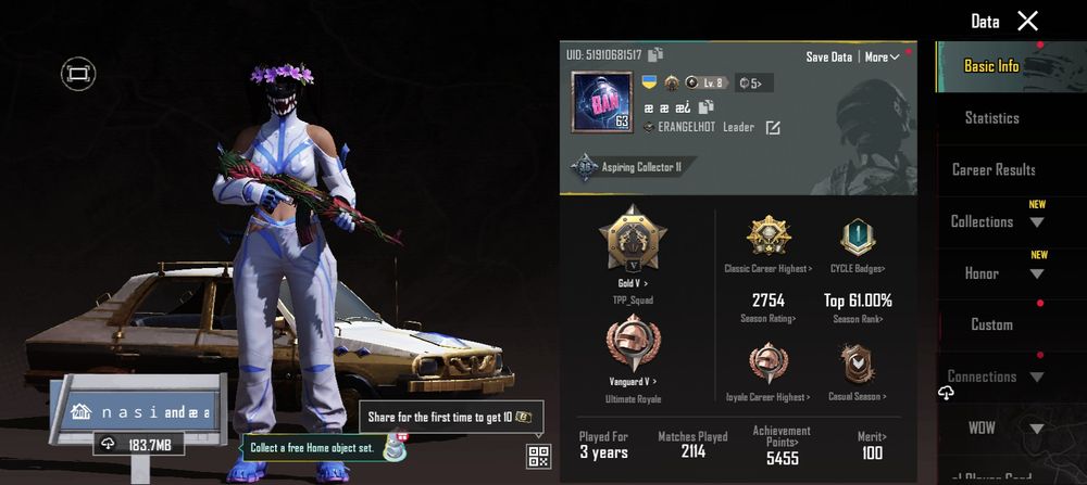 Продам аккаунт в папгу