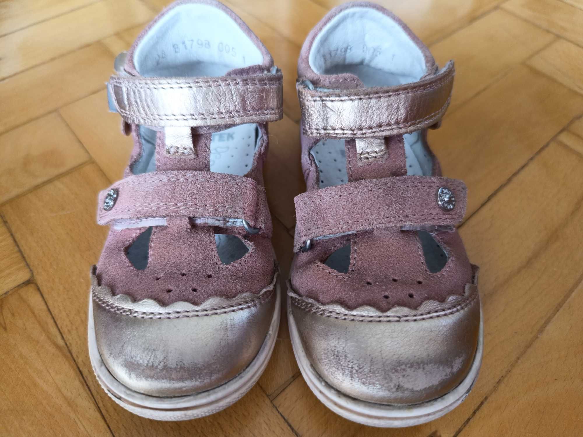 Sandałki, Buty/ Obuwie profilaktyczne Bartek rozm.24, kolor róż
