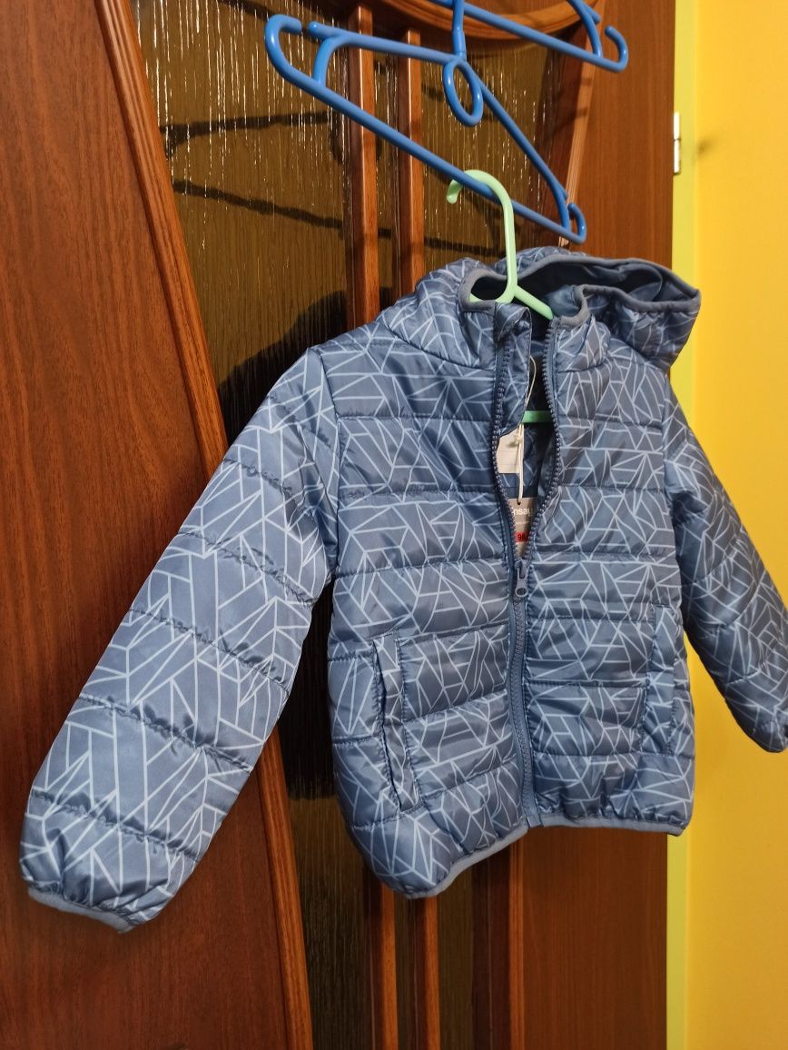 Kurtka przejściowa niebieska rozm. 98 unisex