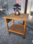 Szafka nocna szafeczka rattanowa nakastlik vintage retro stylowa loft