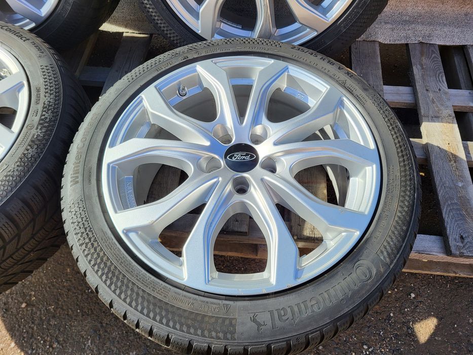 [K320] Koła zimowe 18 Cali 5x108 Continental 235/45/18 Ford 22r