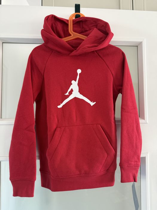 Bluza chłopięca Jordan r. 116-122, 6-7 lat NOWA Czerwona Bawełna