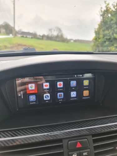 Radio Android 12 BMW serii 5 E60 E61 E62 E63 serii 3 E90 E91