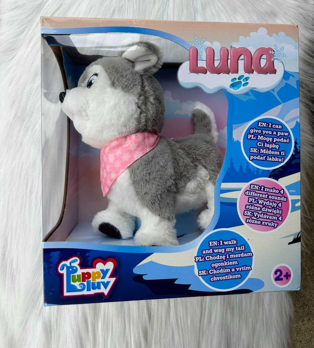 Nowy Interaktywny pies Labrador Luna piesek TM Toys