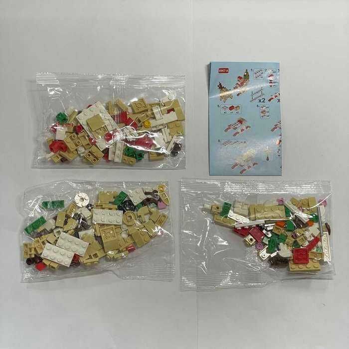 Sanie świętego Mikołaja 6 w 1 Lego Klocki Boże Narodzenie NOWE