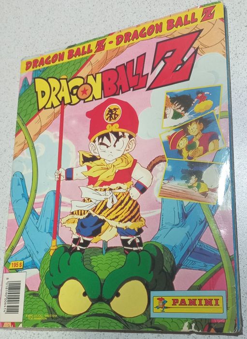 Caderneta Dragon Ball Z anos 90   Faltam apenas 19 cromos..