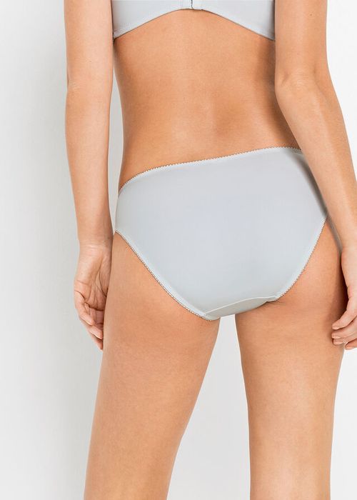 B.P.C. majtki jasny szary z koronką 56/58