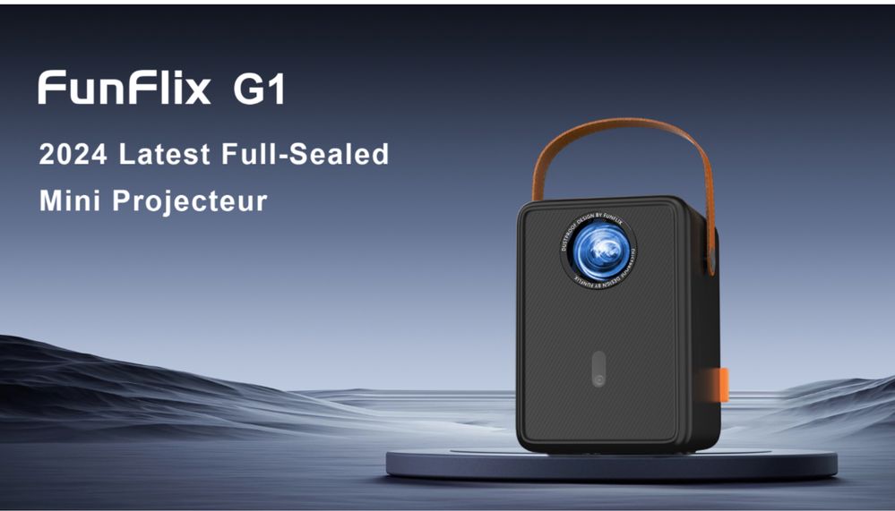 Новий Проектор FunFlix G1 Mini 1080P Full HD 13000 люмен