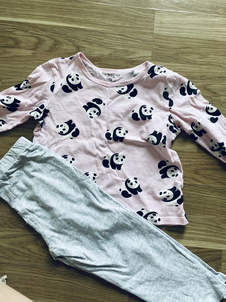 Піжама 104 рожева сіра пижама 3-4 роки