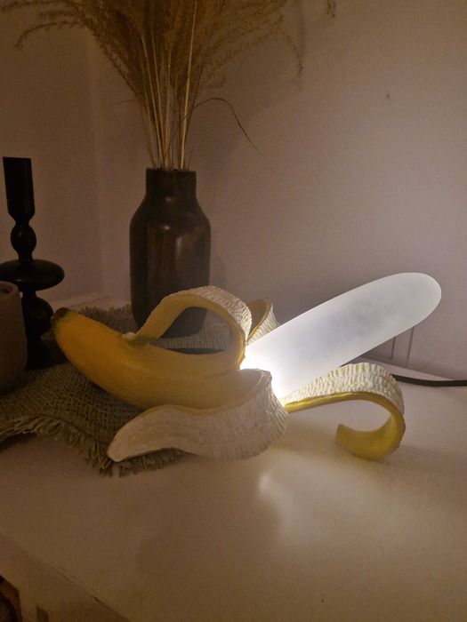 Lampa banana banan lampka stołowa nocna ściemniacz fabryka form