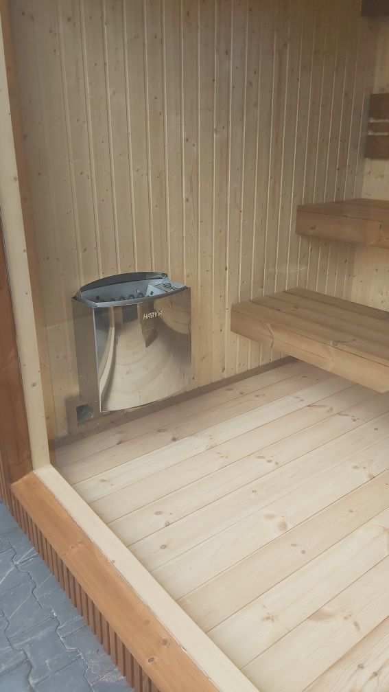Sauna ogrodowa zewnetrzna gotowa od reki