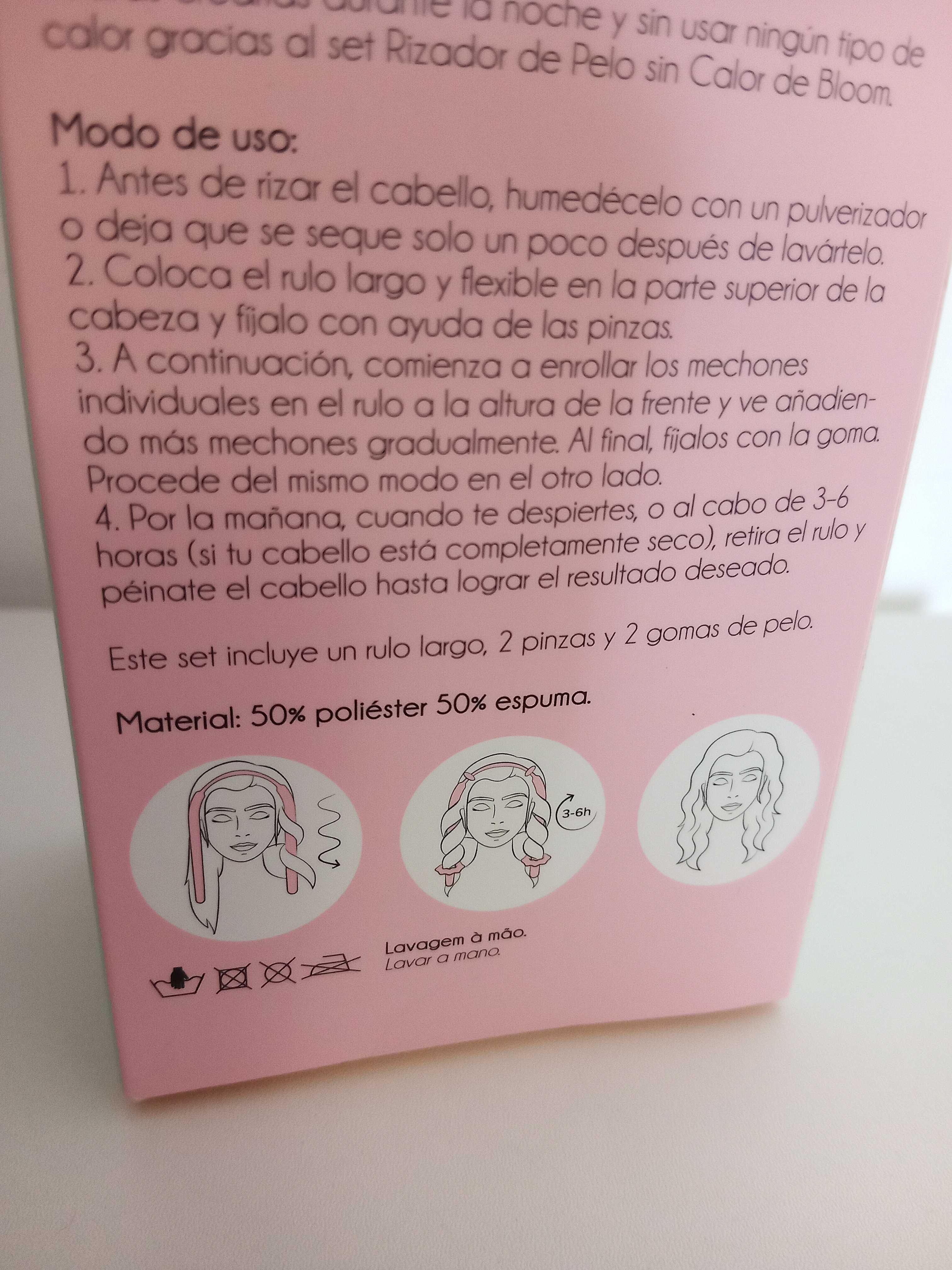 Kit de caracóis, modelador de cabelo sem calor.