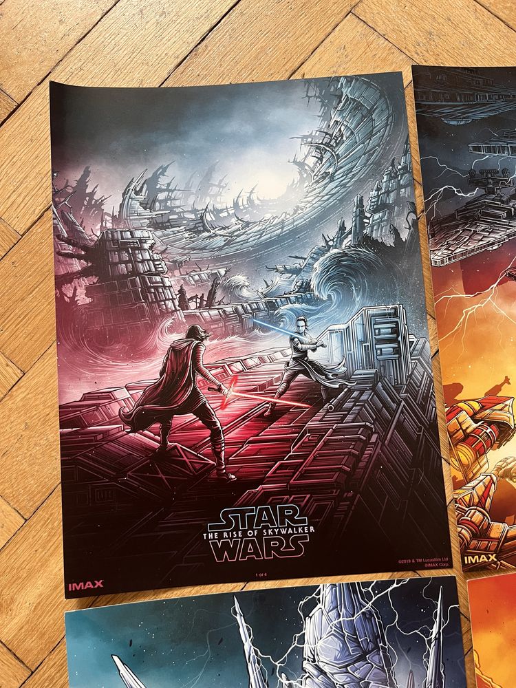 Zestaw plakatów Star Wars IMAX limited edition