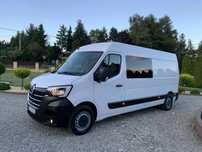 Renault Master L3H2 Doka Brygadówka HAK  SALON POLSKA 1 właściciel 61tyś.km Navi Kamera cofania FAKTURA VAT 23%