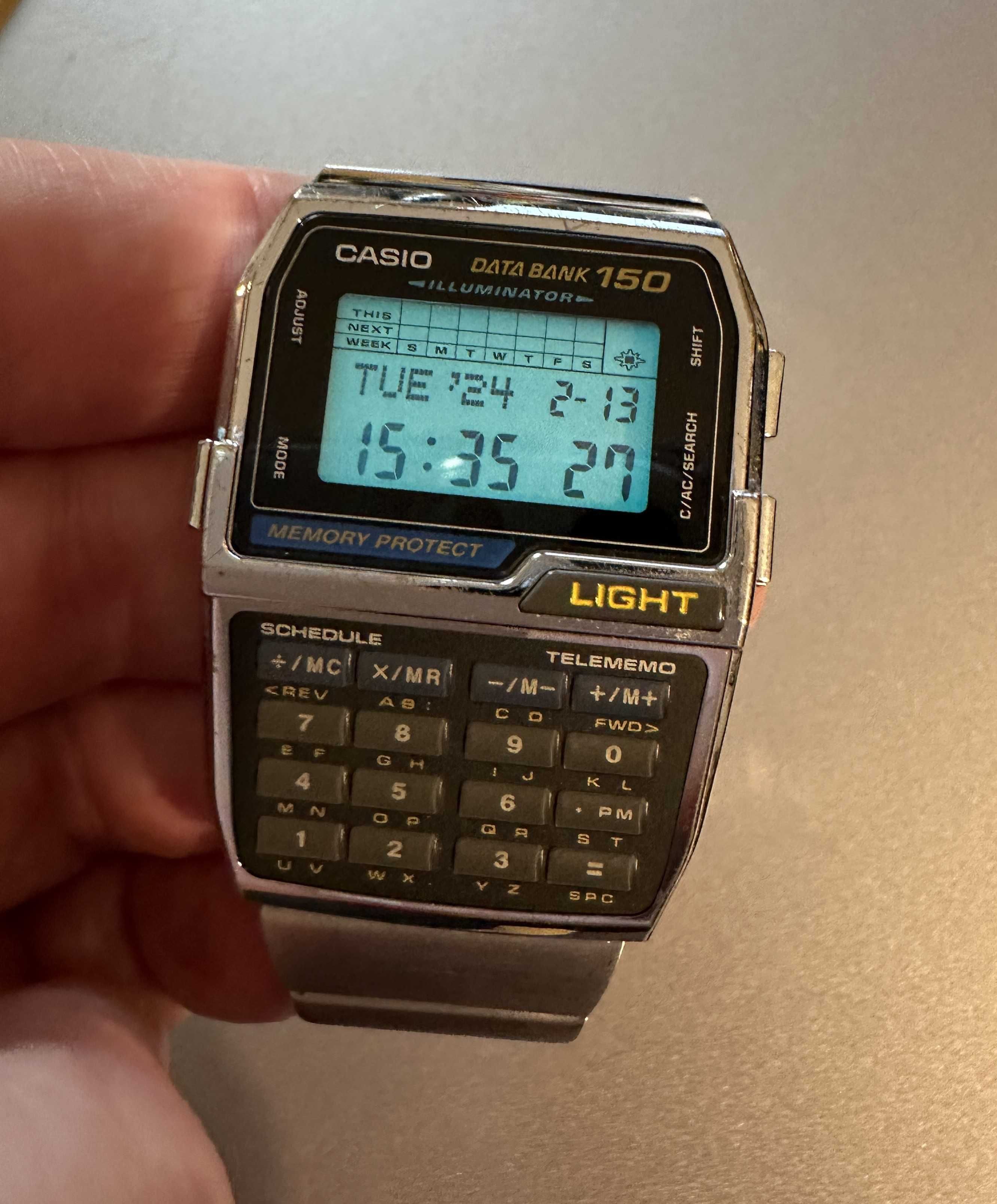 Relógio Casio dos anos 90 vintage