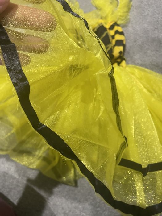 Kostium strój pszczółka sukienka 3 el 100-110