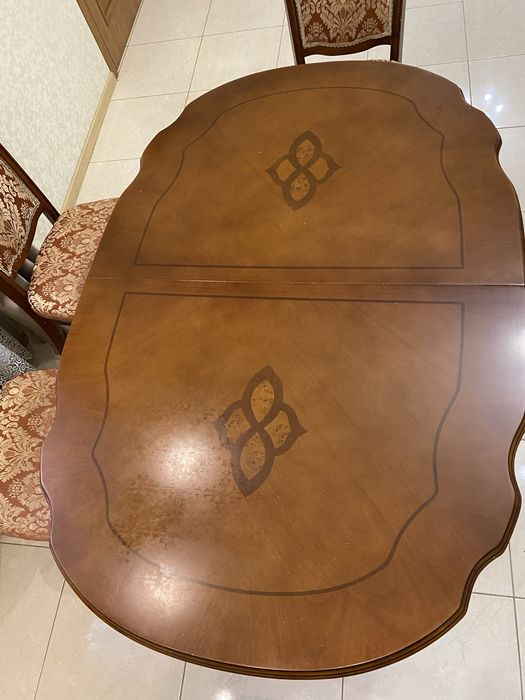 Стіл обідній дубовий розкладний 150/180*100. Виробник Індонезія.