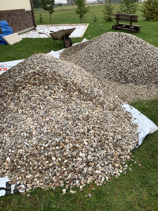 Żwir piasek kamień ziemia ogrodowa siana do 5 ton