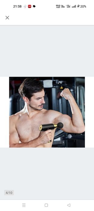 MIni Pistolet do masażu ciała i mięśni mocny masażer Nowy!