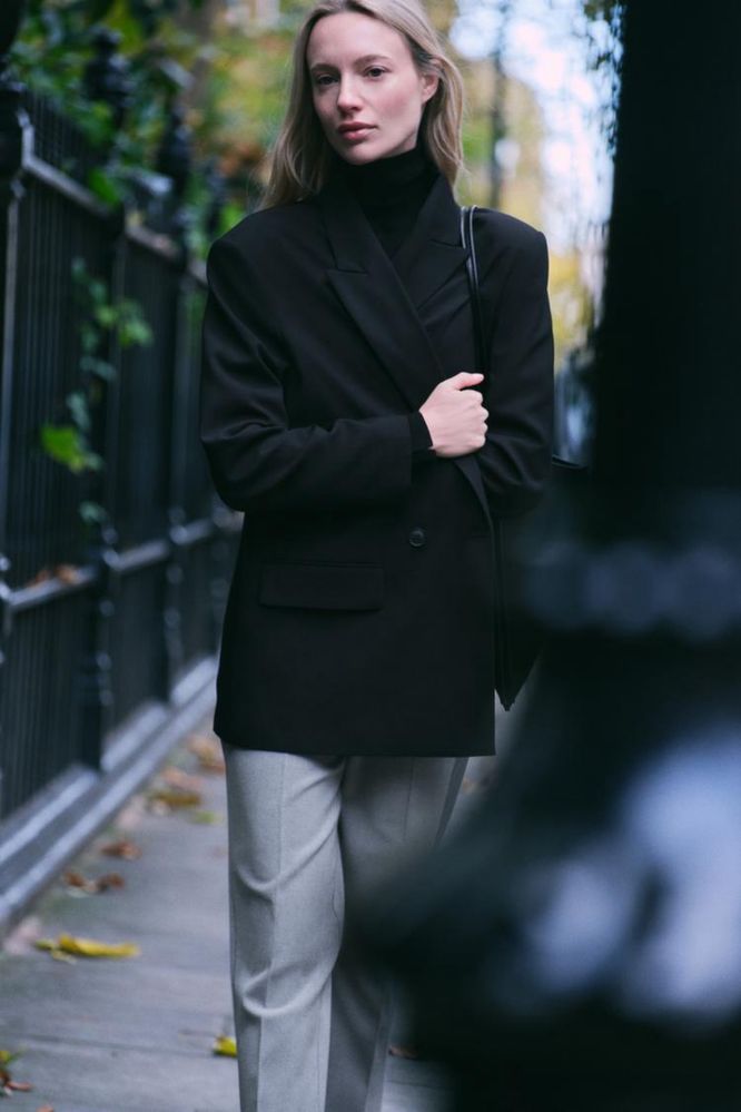 Двобортний блейзер жакет піджак zara / двубортный пиджак розмір S