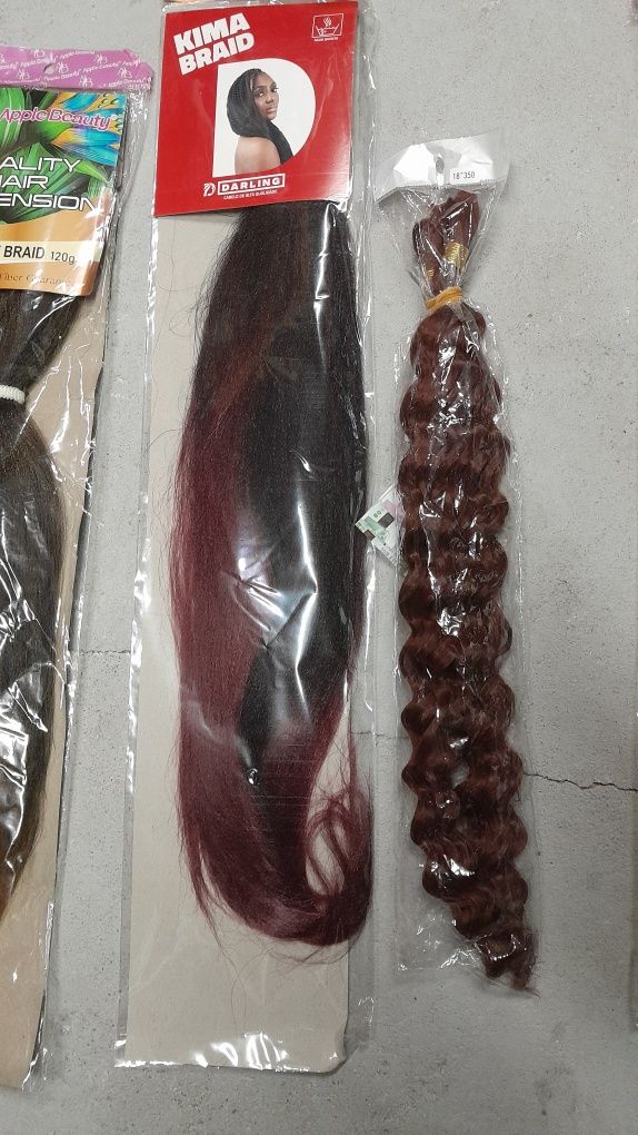 2 montes Aplique de cabelo de teias para gipsy braids