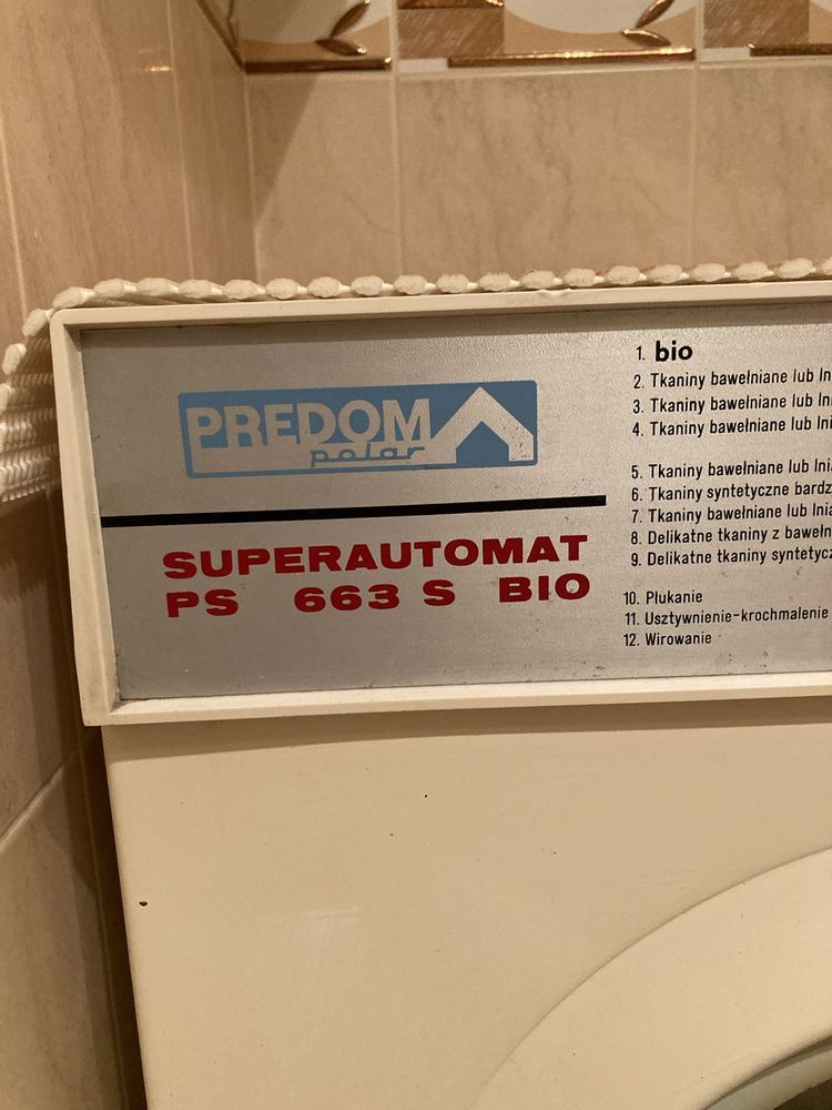 Pralka PREDOM z lat 80