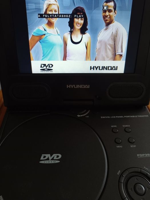 Unikat -Przenośny odtwarzacz dvd Hyundai