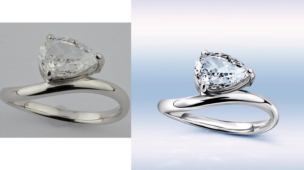 Ретуш ювелірних виробів, обробка фото