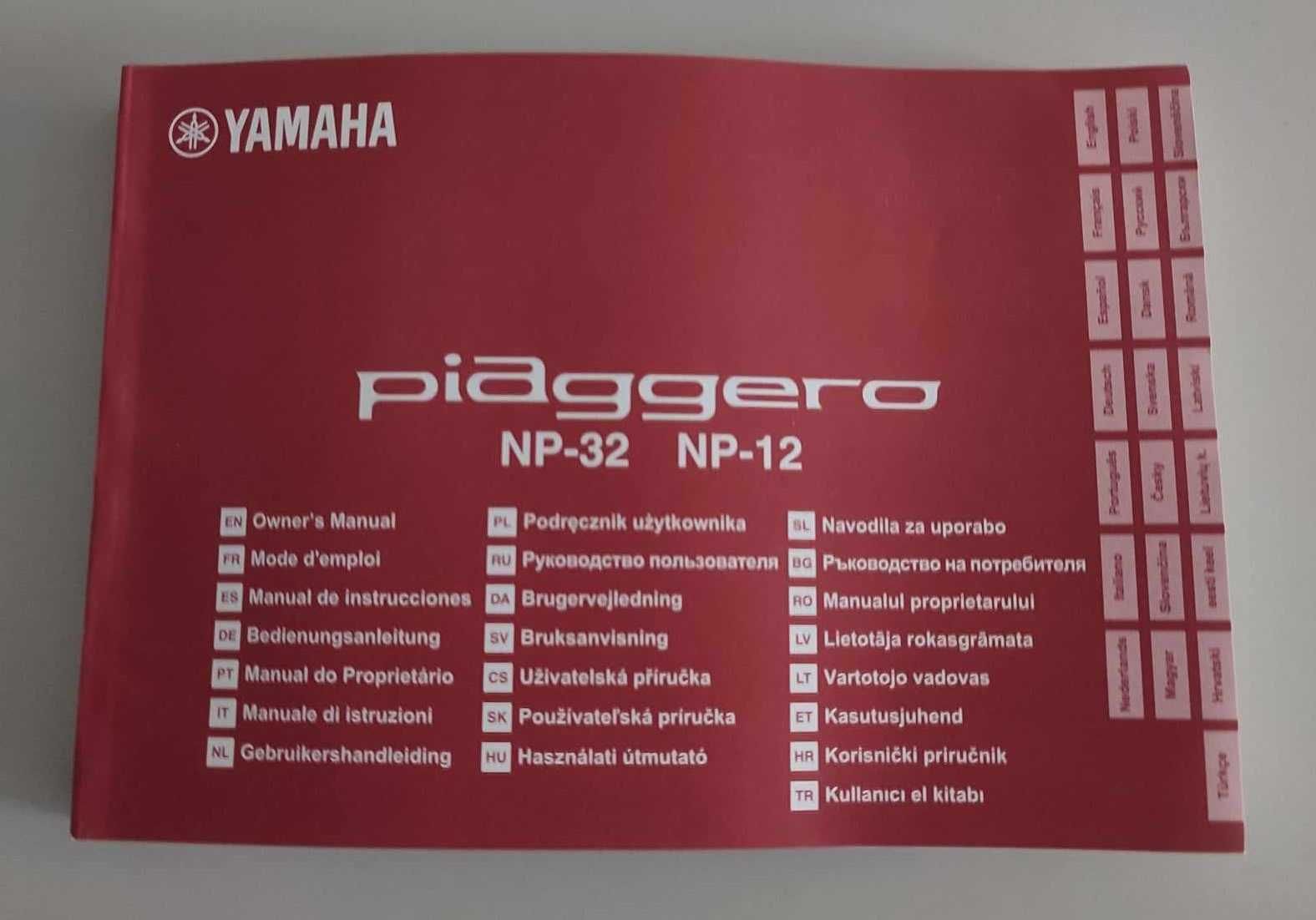 Yamaha NP-12B Piaggero Pianino Cyfrowe + Pulpit do nut