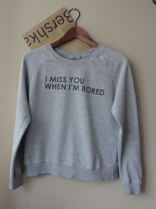 Szara bluza Bershka roz S. Tanio.