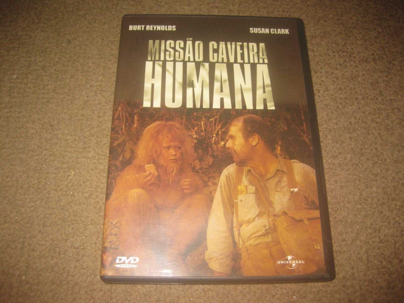 DVD "Missão Caveira Humana" com Burt Reynolds/Raro!