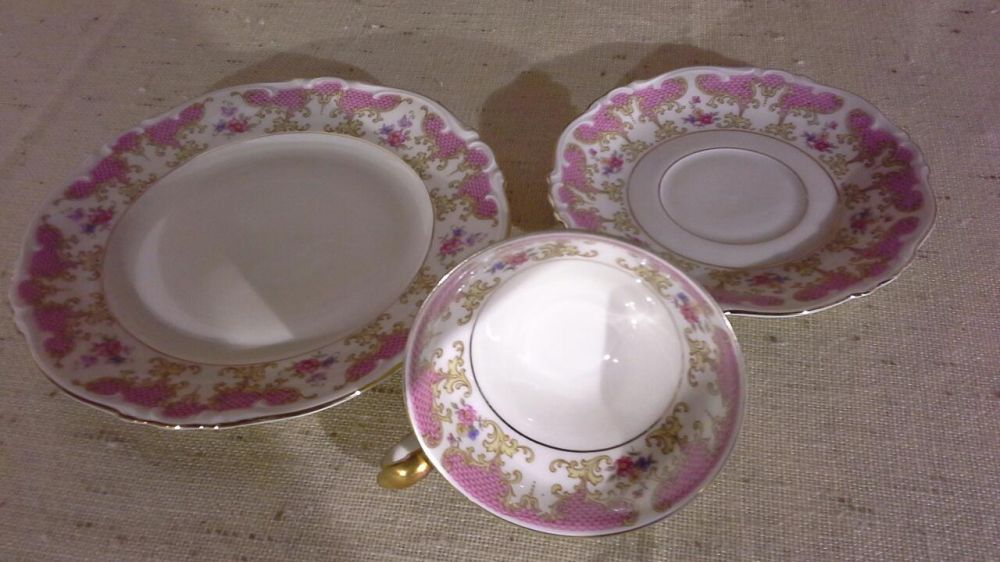 Porcelana Bavaria,H&C Heinrich Fanny Elssler,Zestaw śniadaniowy