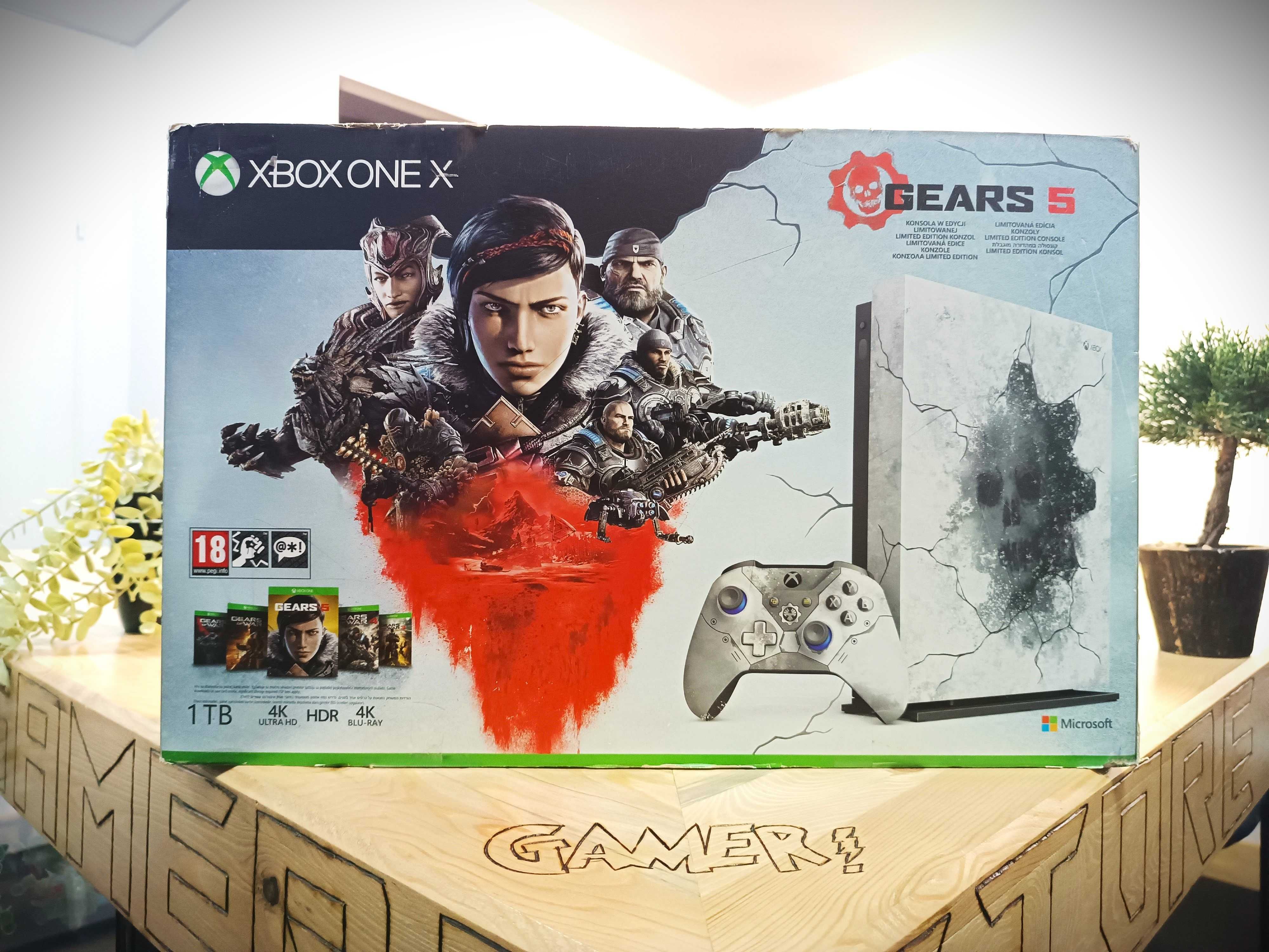 Xbox One X 1TB Gears of War Edition - Kolekcjonerska - Gamers Store